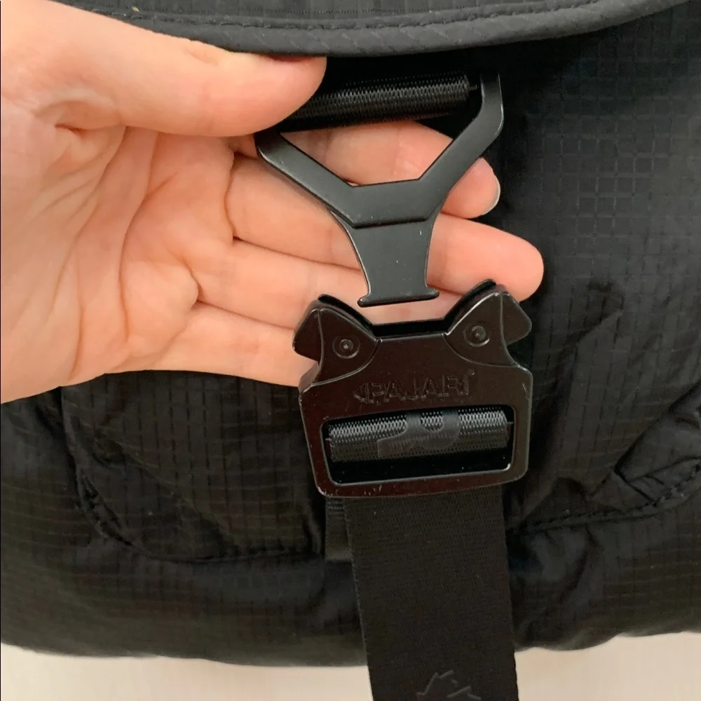 Pajar Black Nylon Crossbody